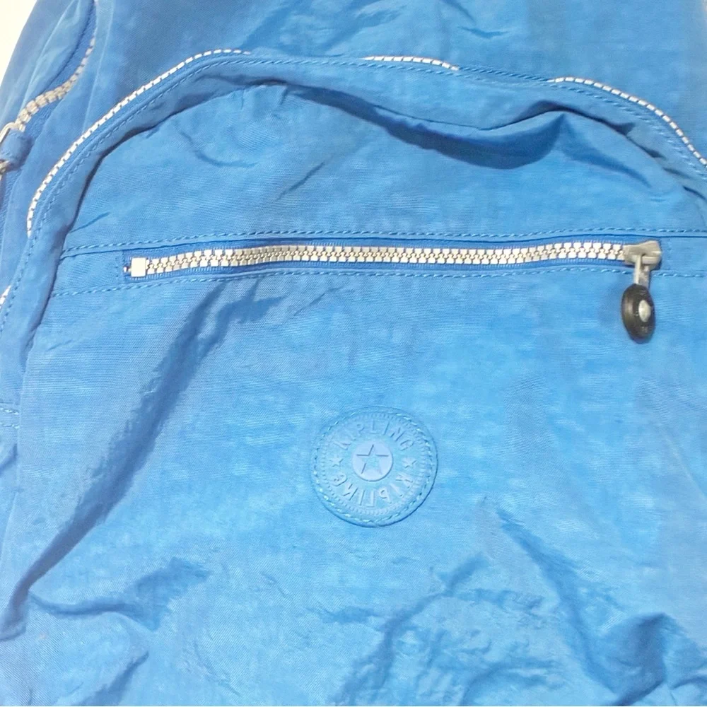 Kipling Seoul‎ Backpack With Laptop Protection French Blue Nylon Bag